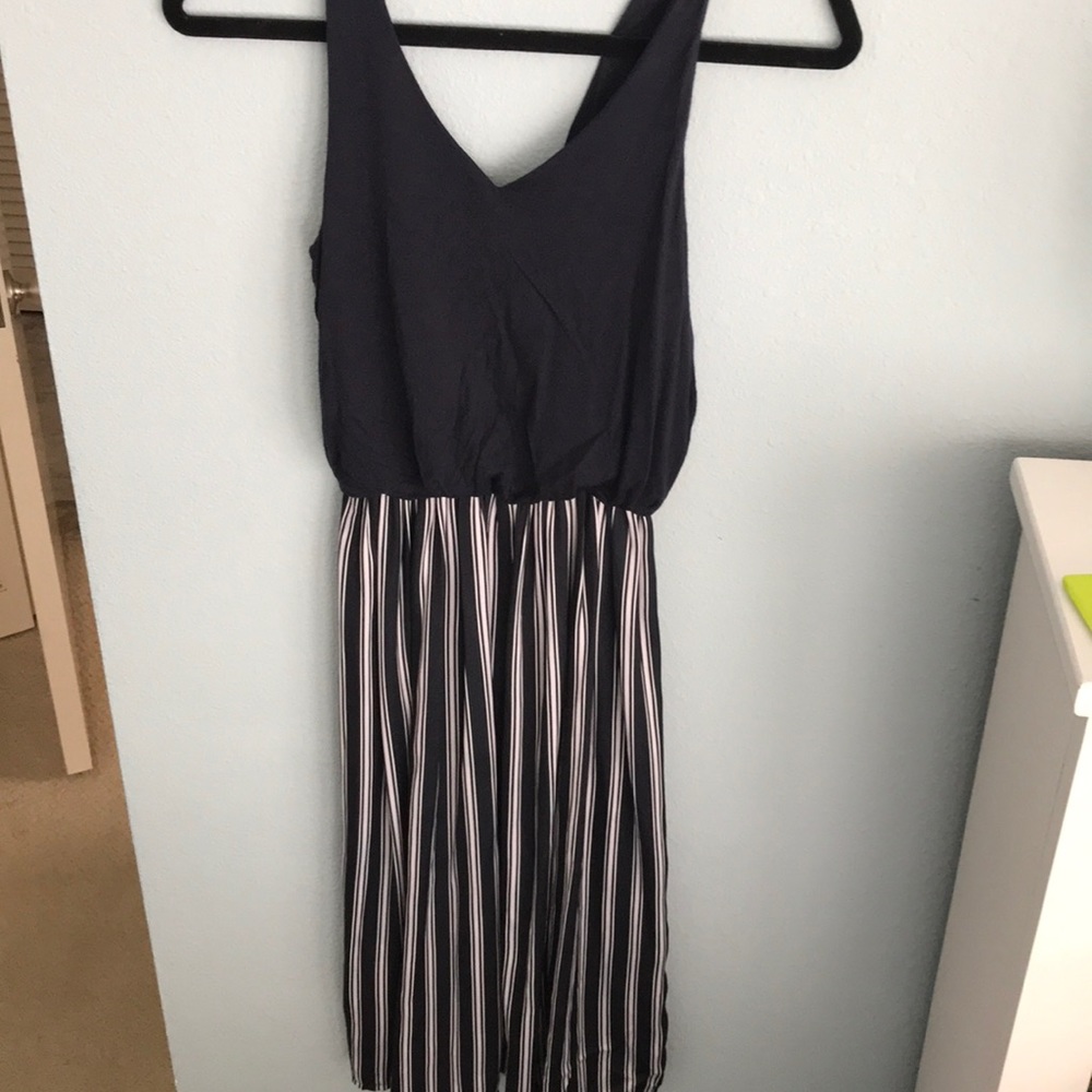 Navy blue summer dress